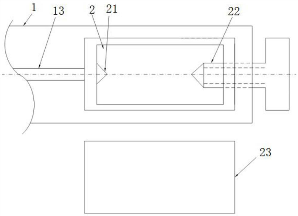 Sample rod for magnetocaloric effect measuring instrument and use method of sample rod