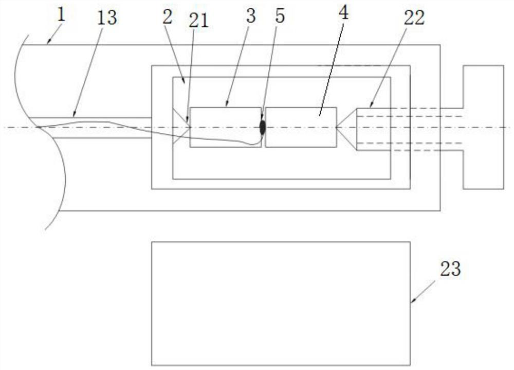 Sample rod for magnetocaloric effect measuring instrument and use method of sample rod