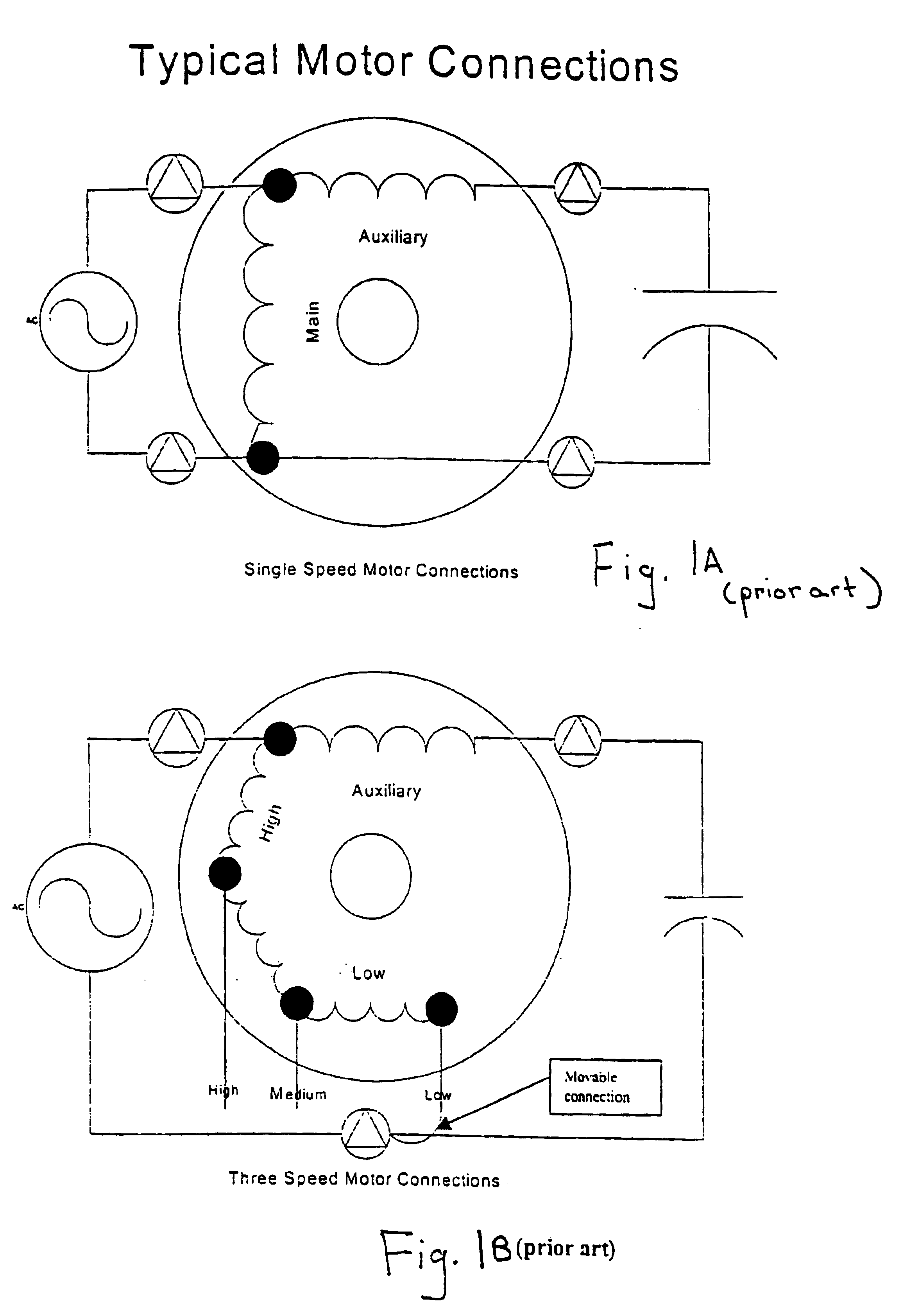 Variable speed controller for air moving applications using an AC induction motor