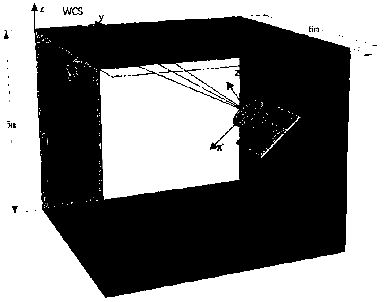 Equipment positioning method and system in visible light communication