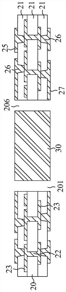 Circuit board with buffer layer and heat conduction admixtures