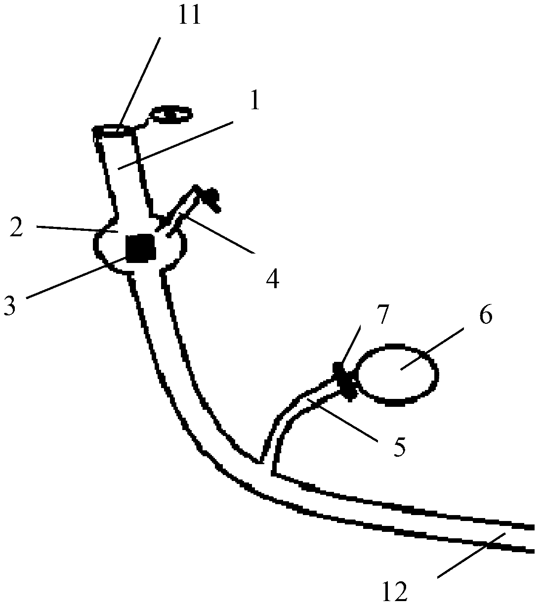 Stomach tube capable of preventing gastric distension