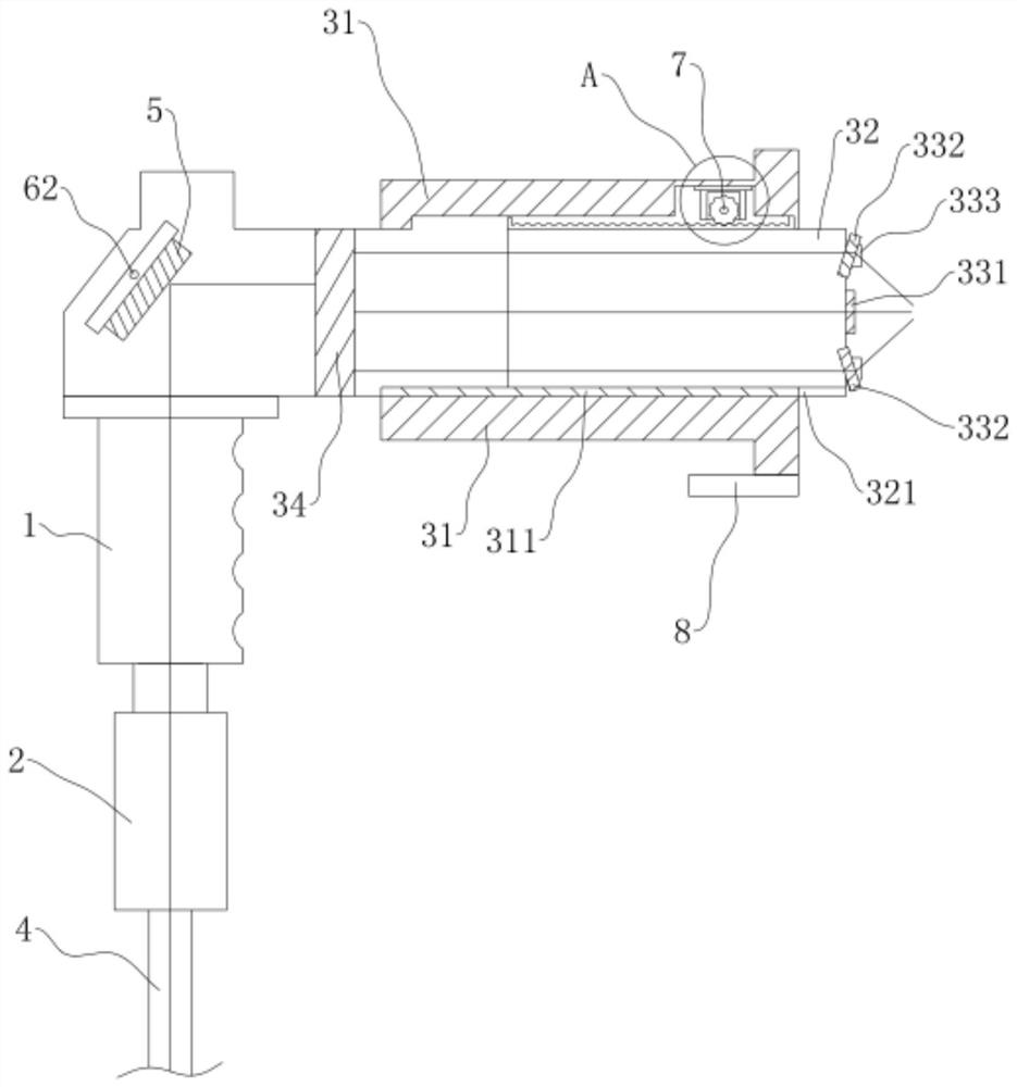 A laser cleaning head