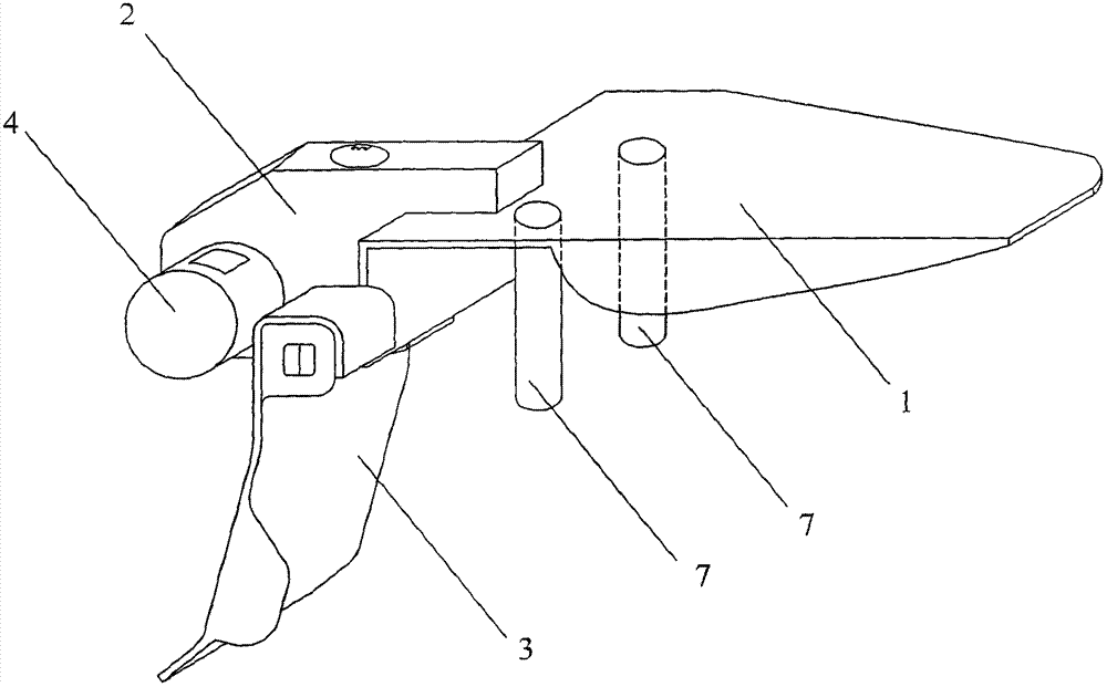 Folding steering-wheel lock