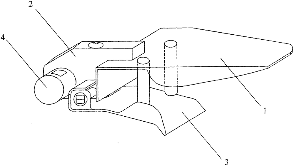 Folding steering-wheel lock