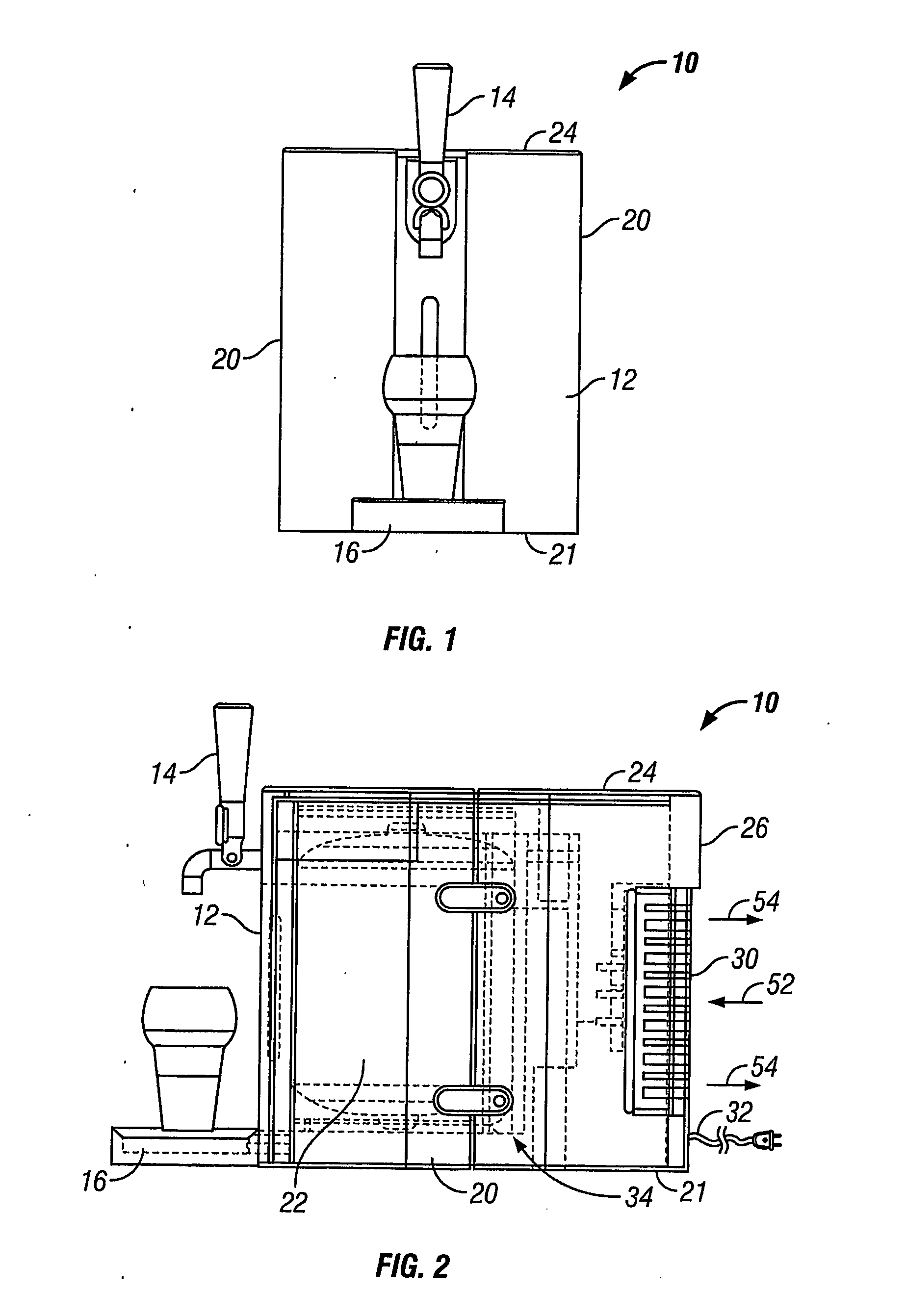 Alcohol beverage dispensing apparatus