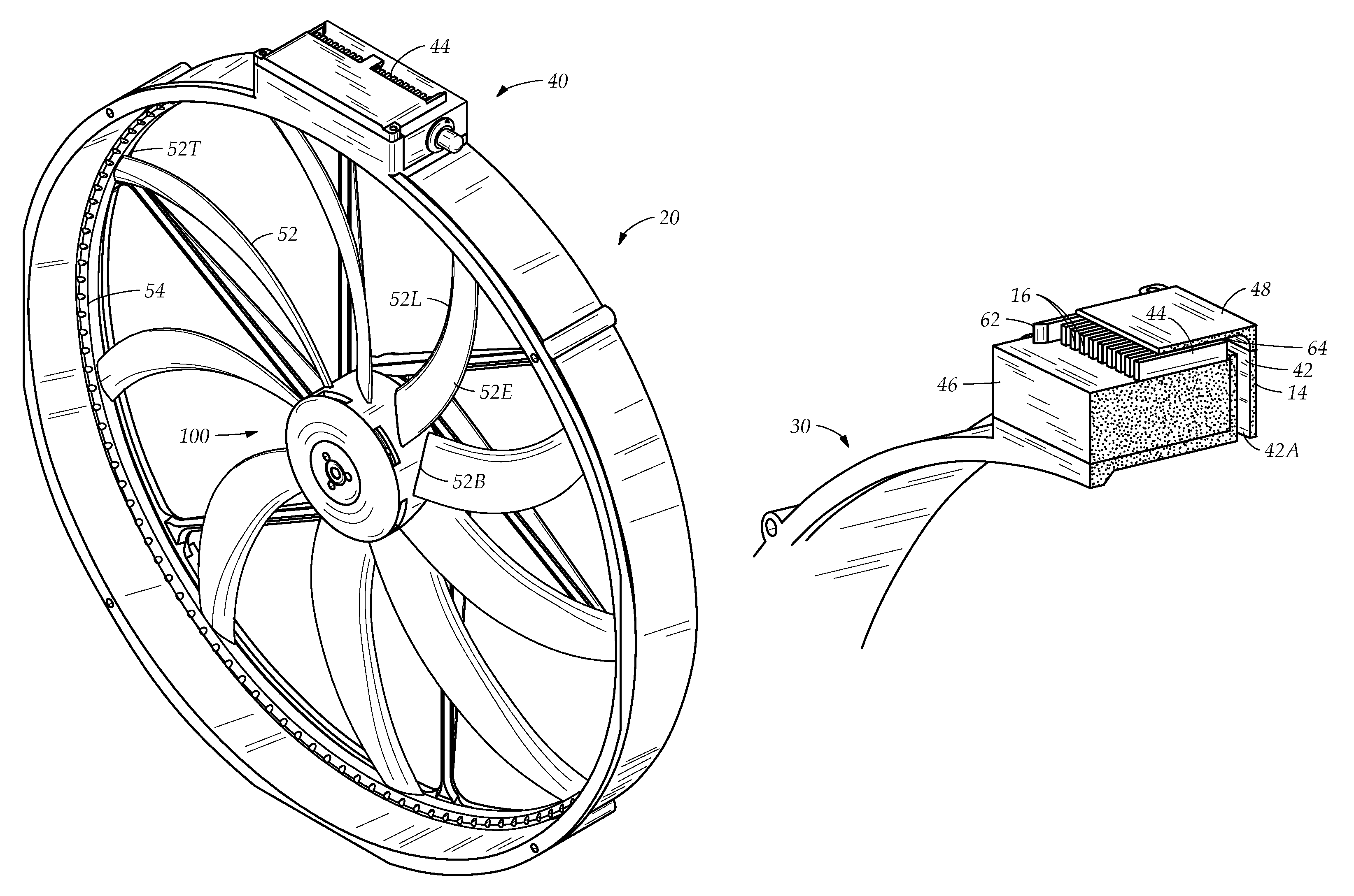 Brushless cooling fan