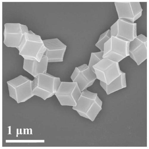 1T-MoS2-modified ZnCoS solid solution hollow dodecahedral nanocomposite and preparation method and application thereof