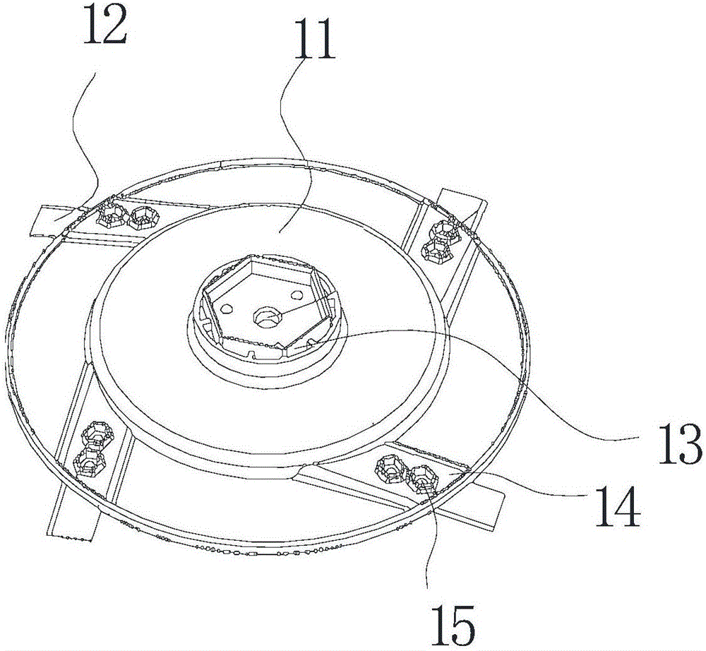 Turntable type mower