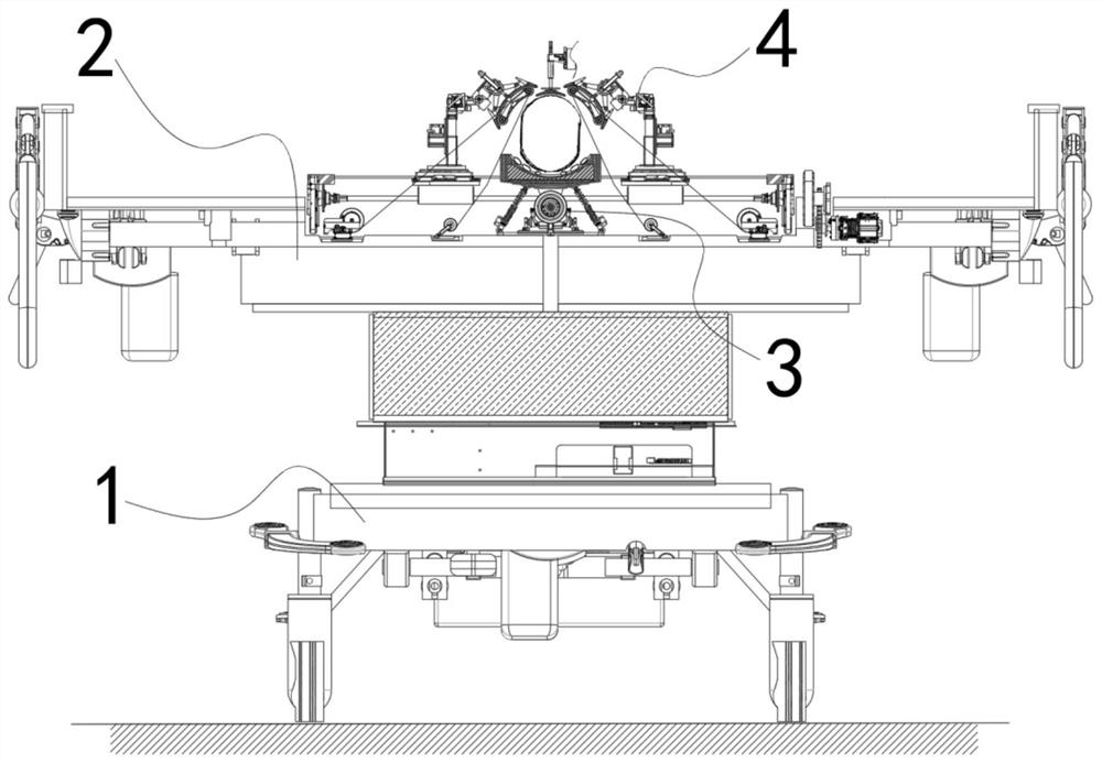 Head operation positioning equipment for neurosurgery department