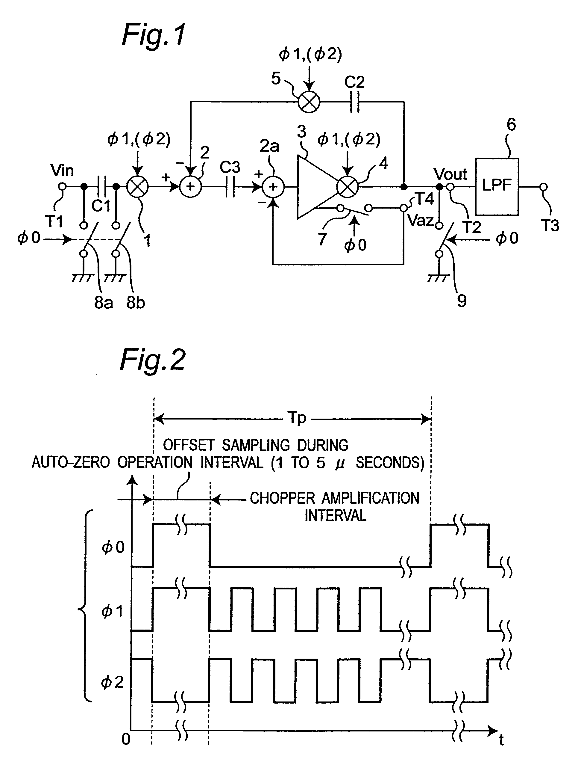 Feedback amplifier circuit operable at low voltage by utilizing switched operational amplifier and chopper modulator