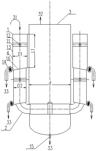 A kind of liquid removal method and liquid remover of multi-stage cyclone gas