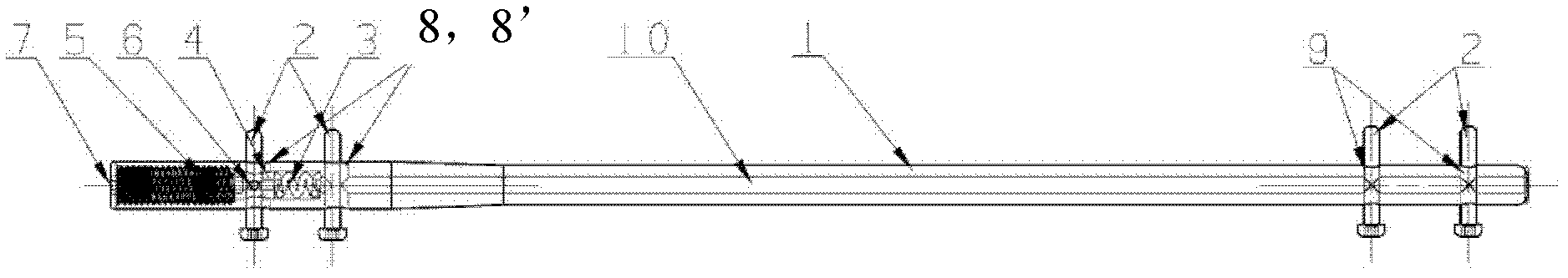 Elastic interlocking intramedullary nail fixed in fractured bone