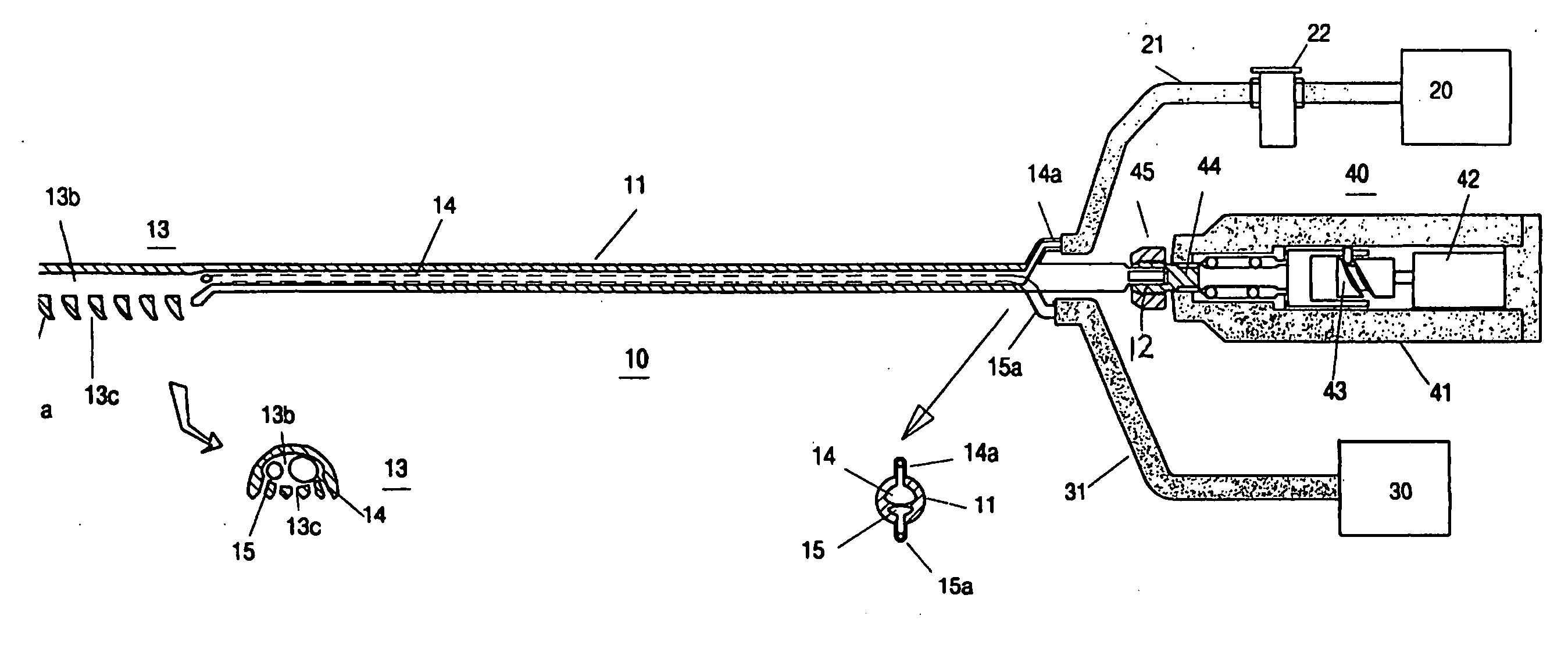 Facial bone contouring device using hollowed rasp provided with non-plugging holes formed through cutting plane