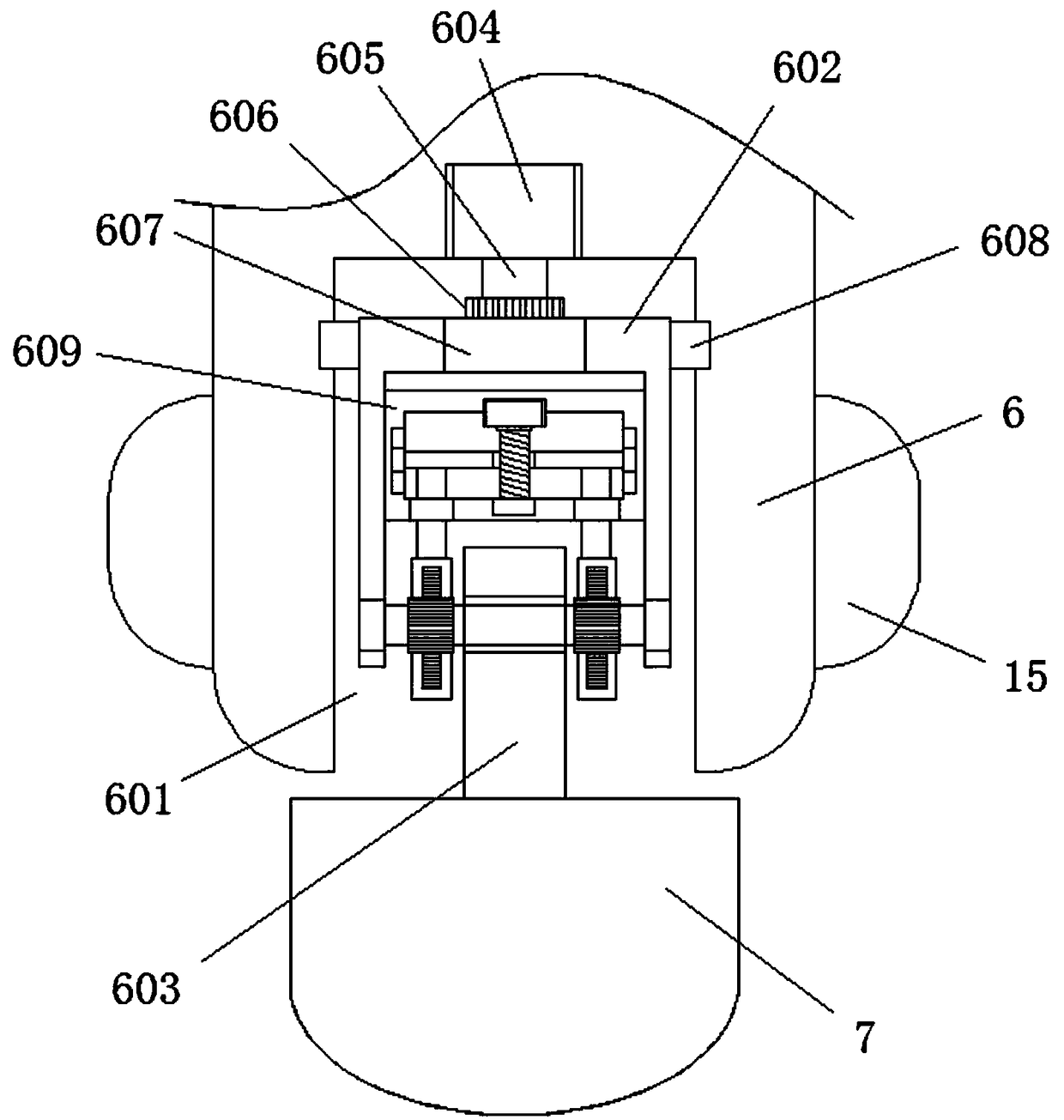 Tumor cutting-off device for oral and maxillofacial surgery