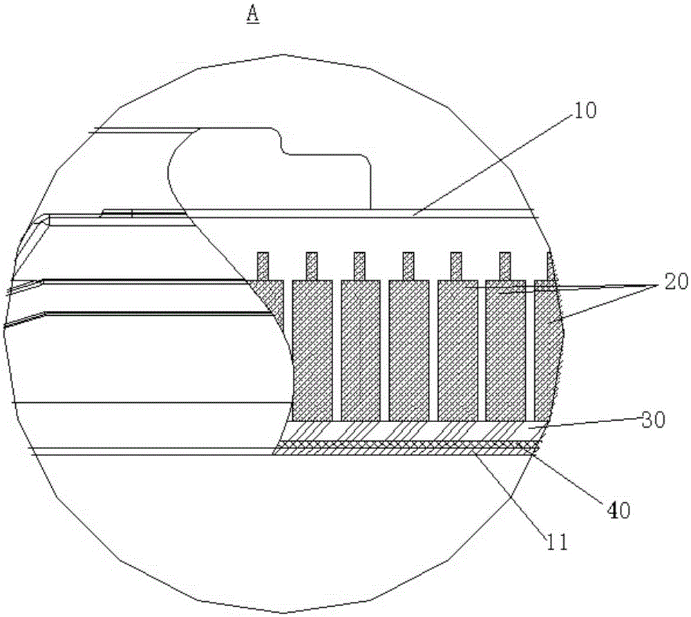 Power battery and vehicle provided with same