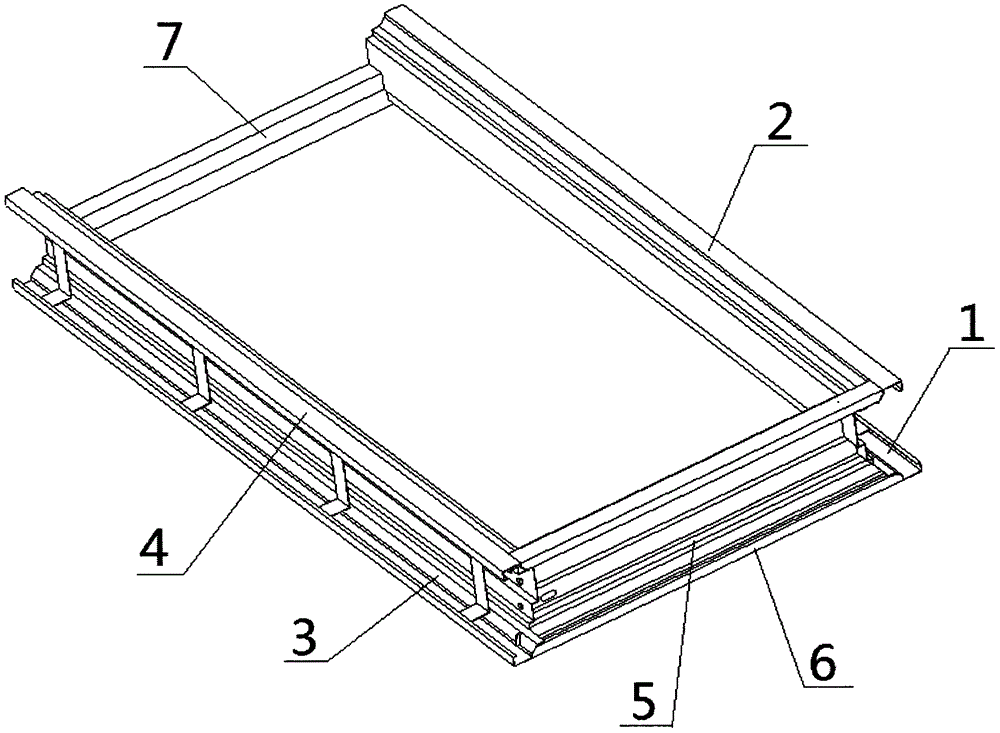 Welding-free double-side-covered flower type door frame