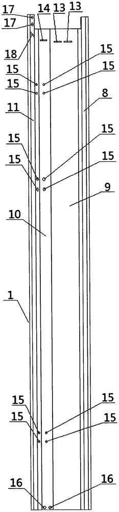 Welding-free double-side-covered flower type door frame