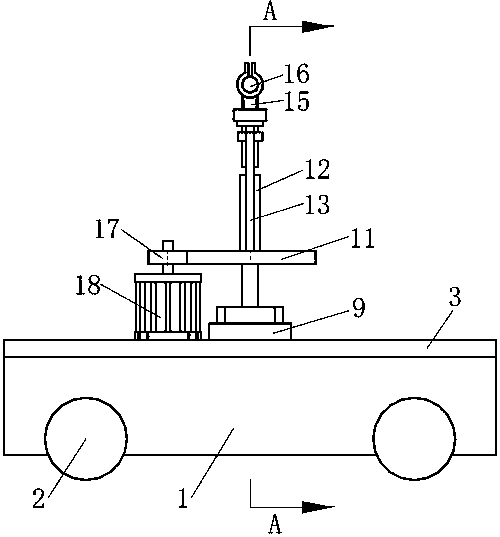 Construction steel structure carrying vehicle