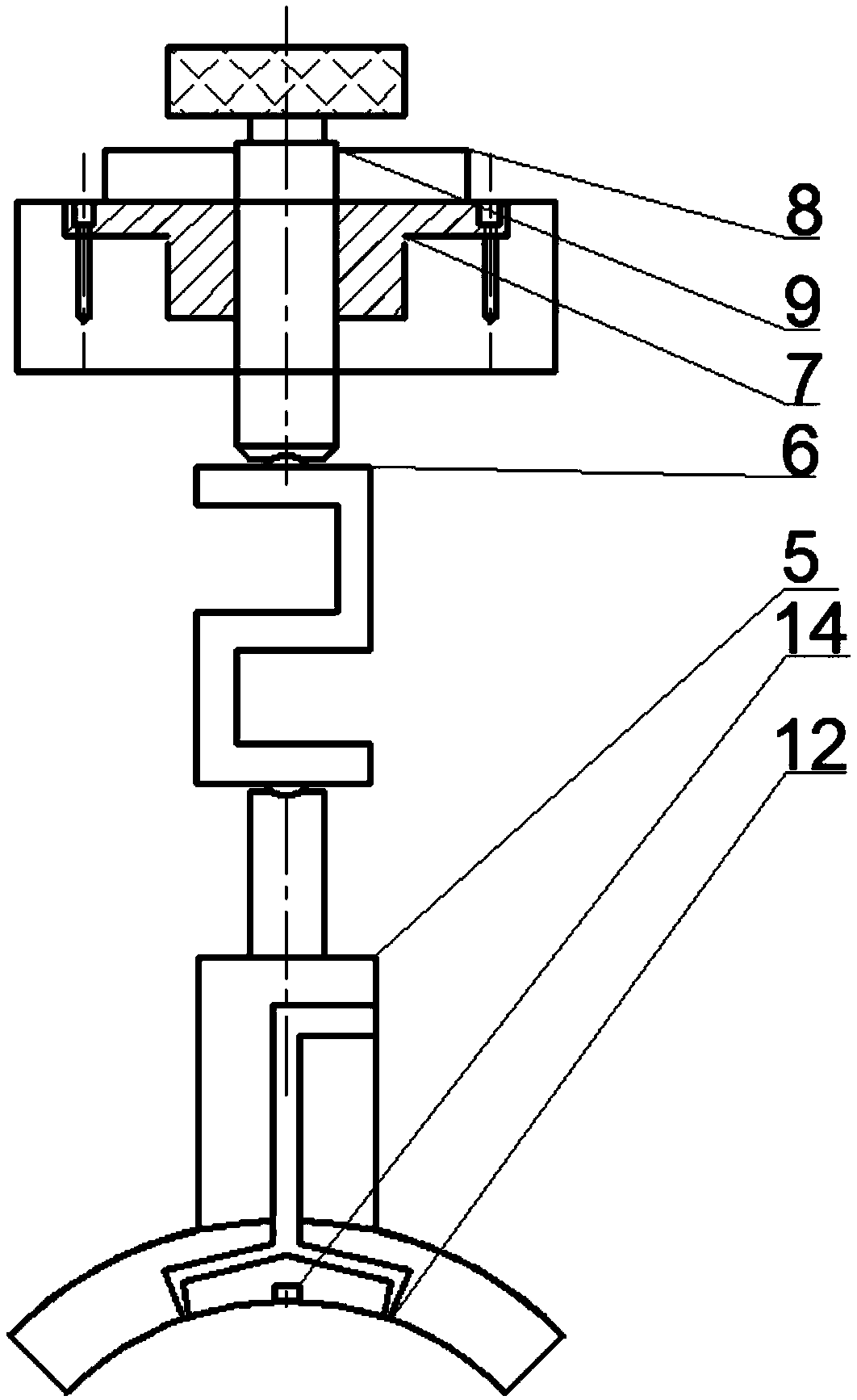 Air flotation main shaft bearing compensation device and method