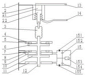 High-speed vacuum circuit breaker based on eddy current drive