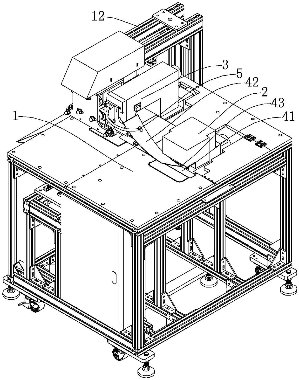 Splicing, sewing and thread-pressing all-in-one machine