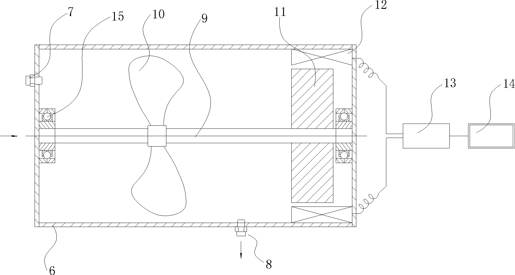 Heat pump system and flow measuring method thereof