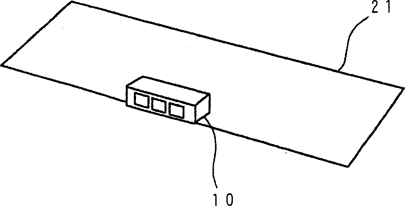 Detection device for adhesion amount of color toner