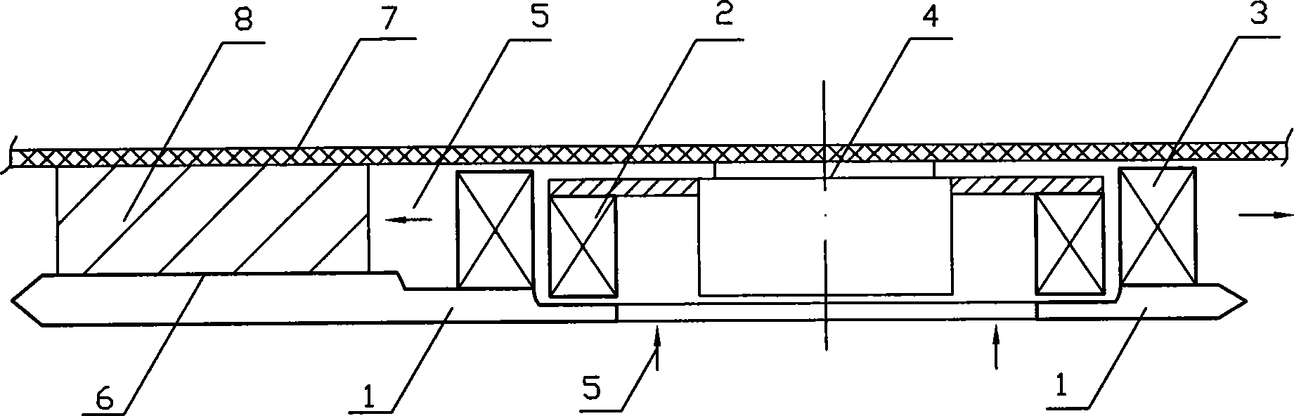 Plate-type heat-pipe radiator and use thereof