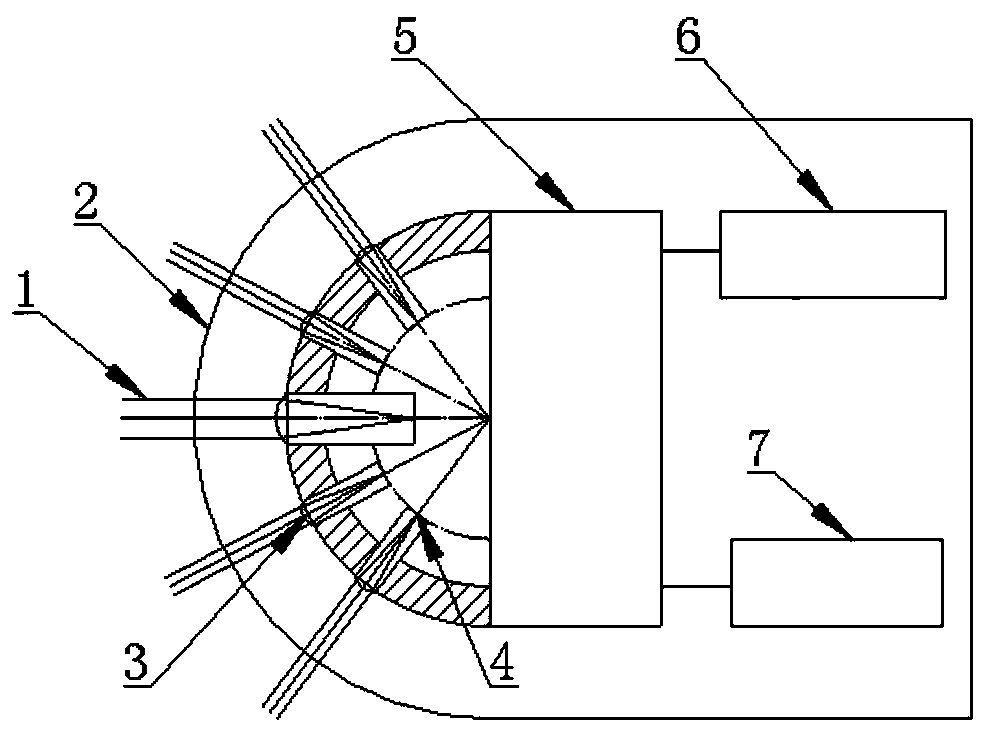 Bionic facetted eye imaging target positioning system