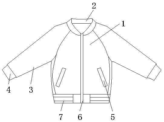 Combined school uniform suitable for four seasons and manufacturing method thereof