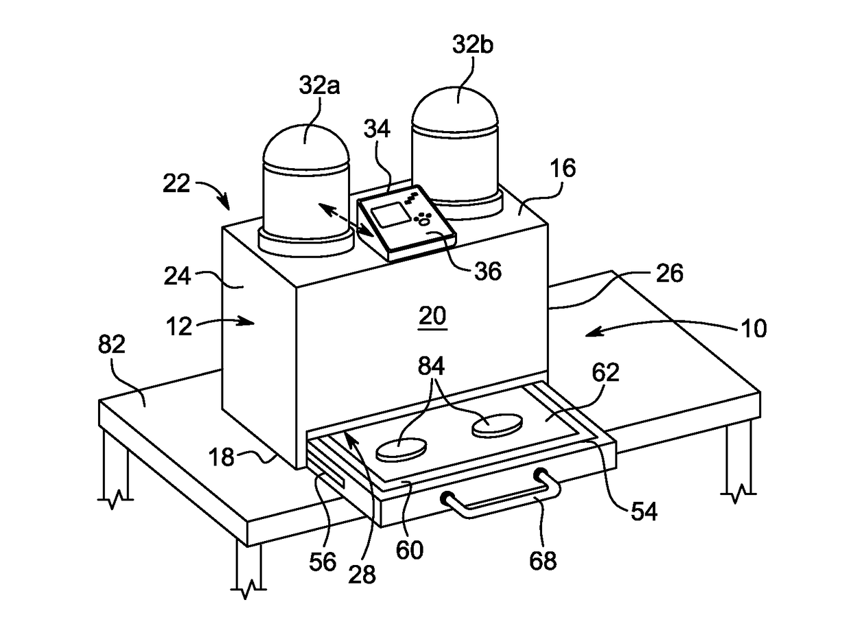 Inspection Unit For Photochromic Ophthalmic Lenses