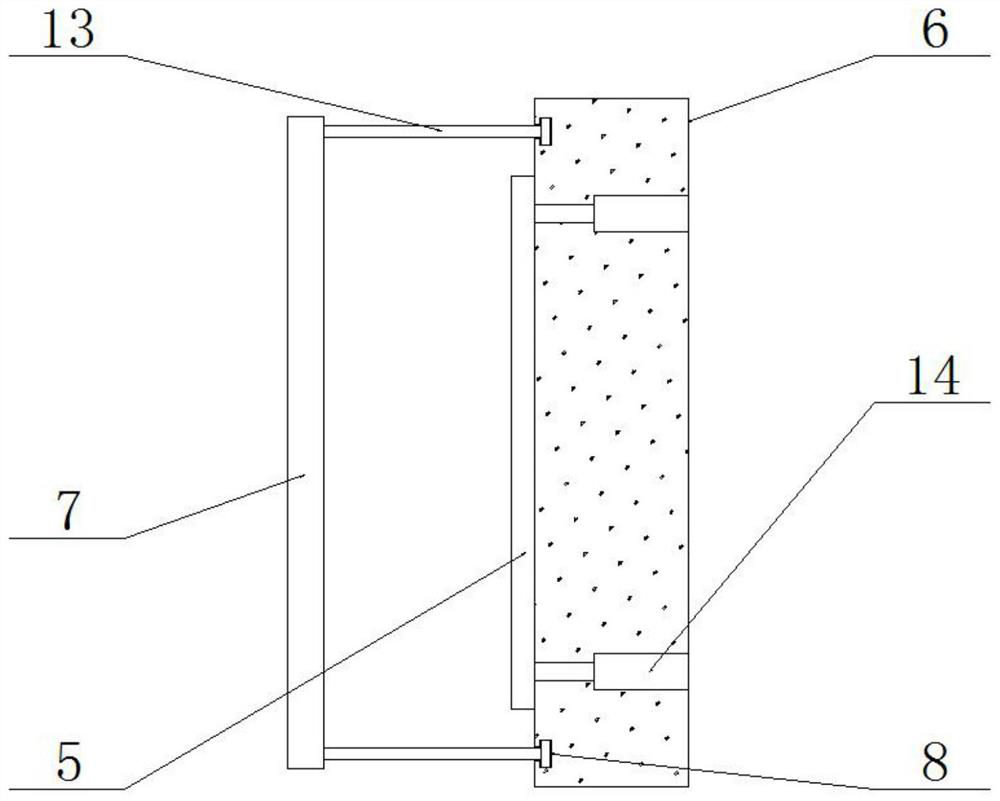 Adjustable bending device for aluminum alloy profile machining