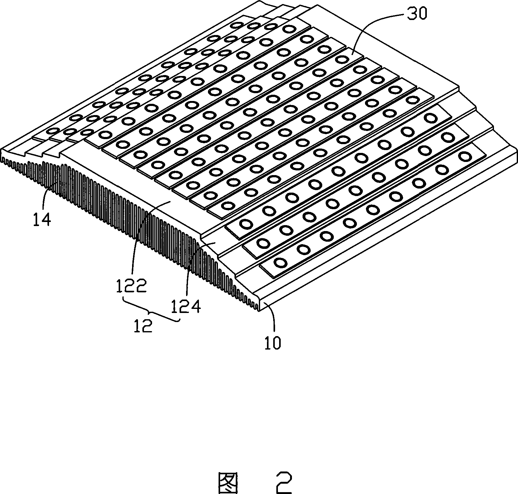 LED module group with cooling structure