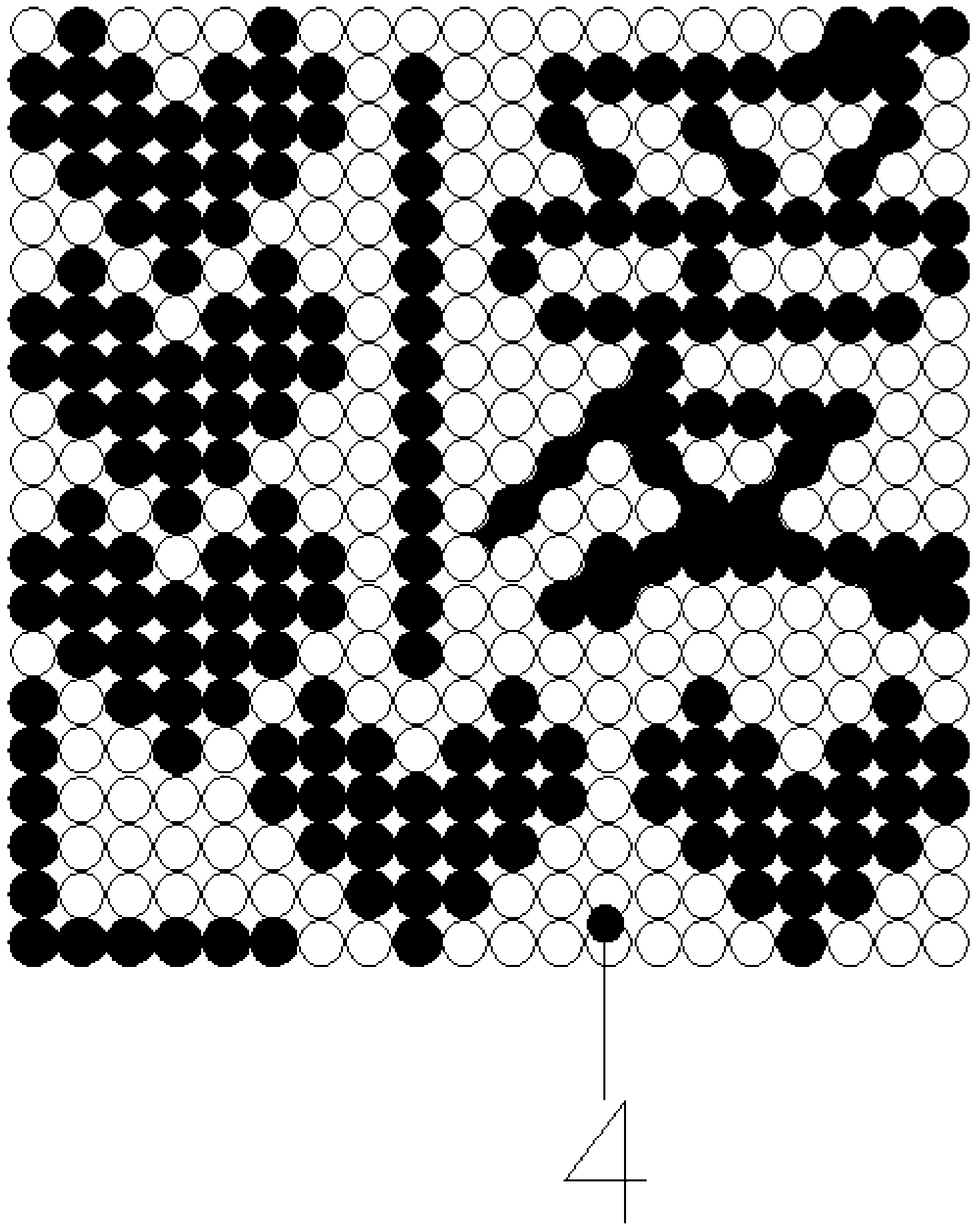 Method for manufacturing preset type display image and text fireworks