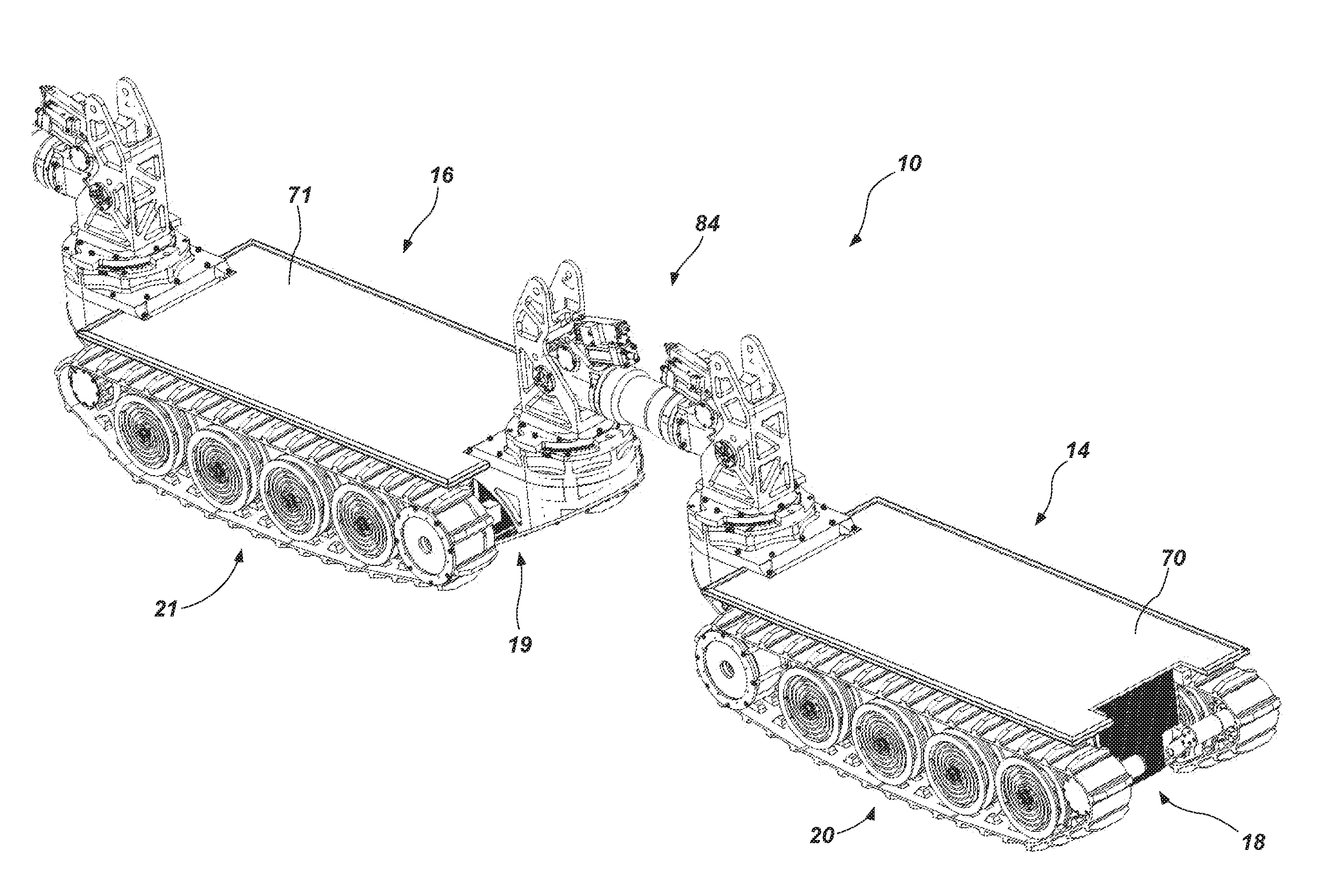 Robotic Mobile Low-Profile Transport Vehicle