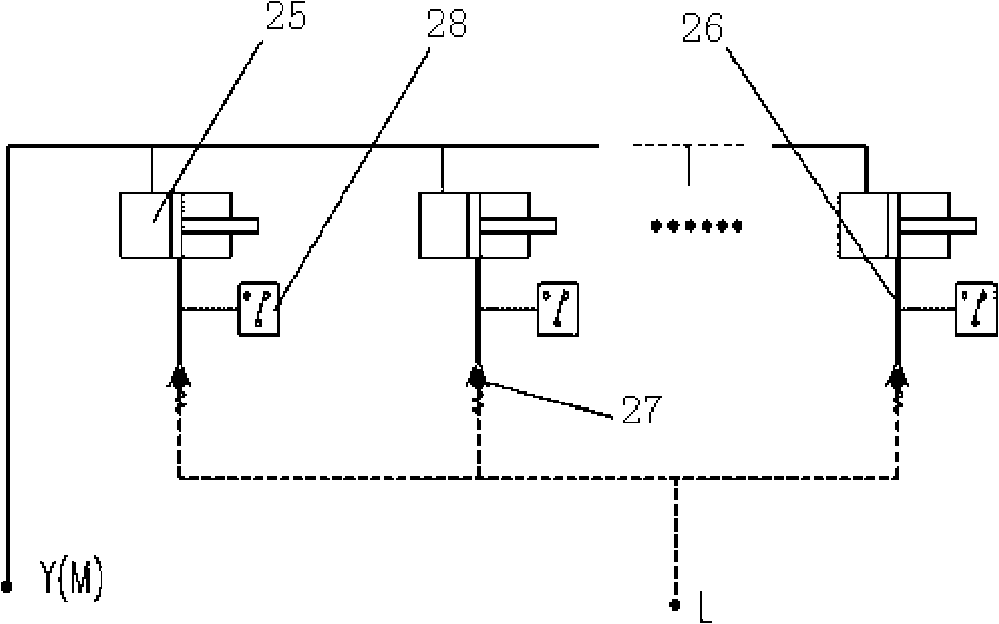 Integration hydraulic brake system of wind generating set