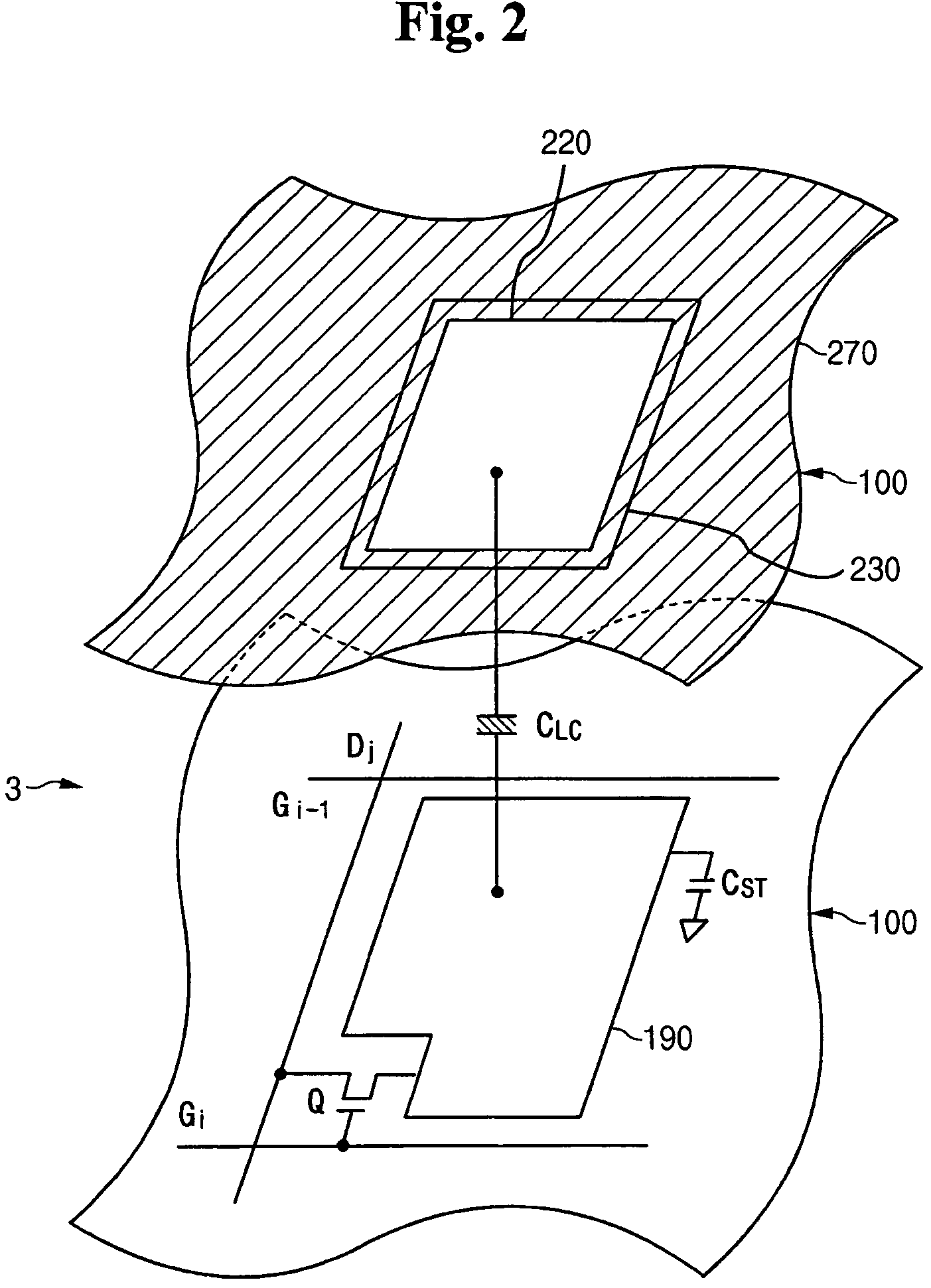 Liquid crystal display having particular sub-pixels