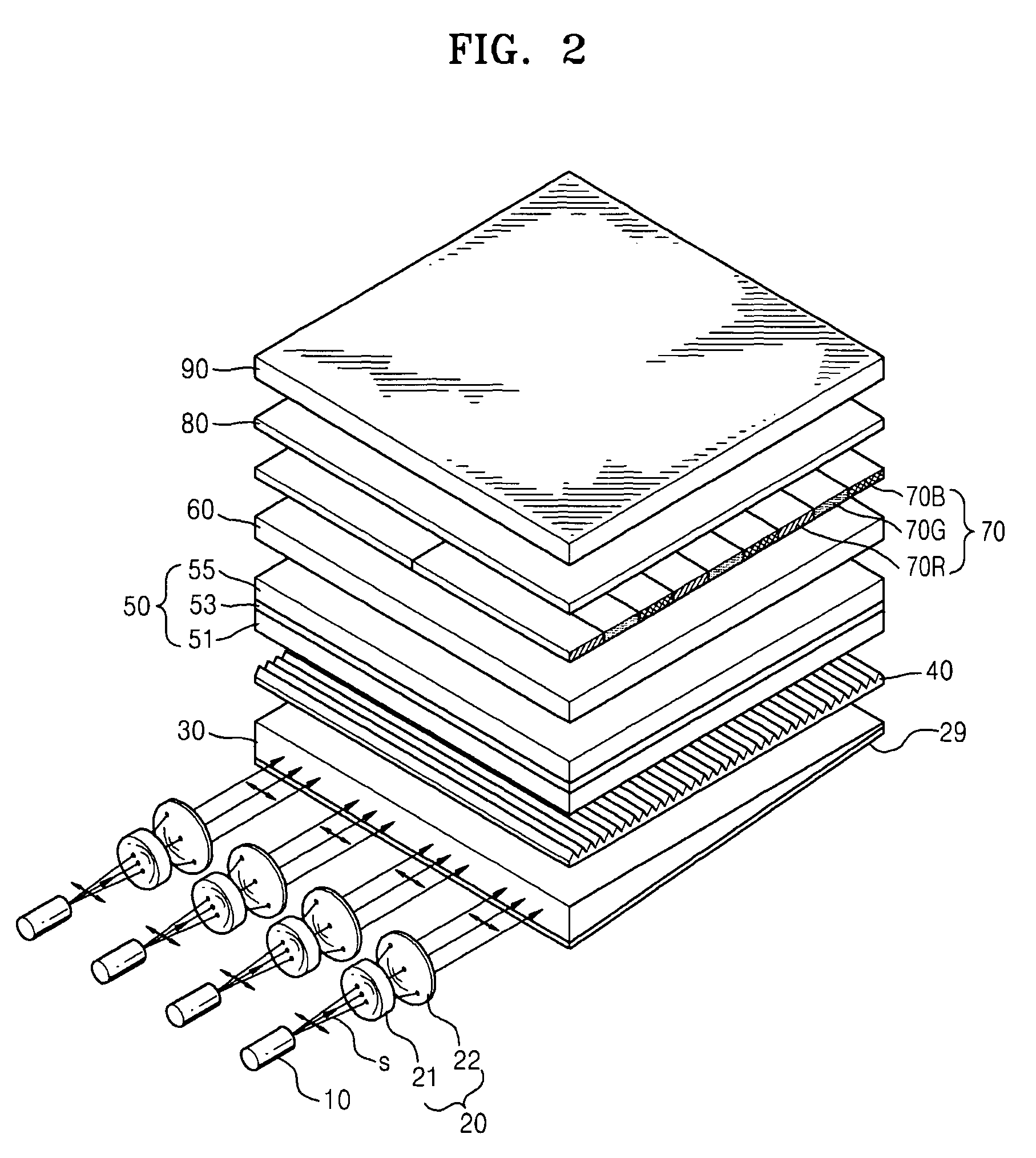 Photoluminescence liquid crystal display