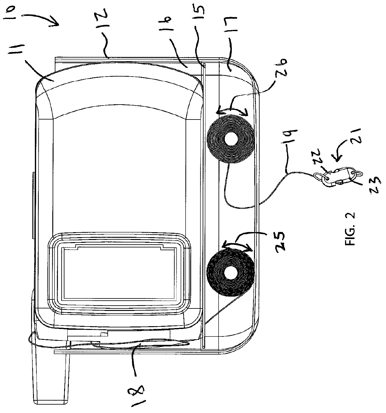 Personal electronic device storage apparatus and associated method