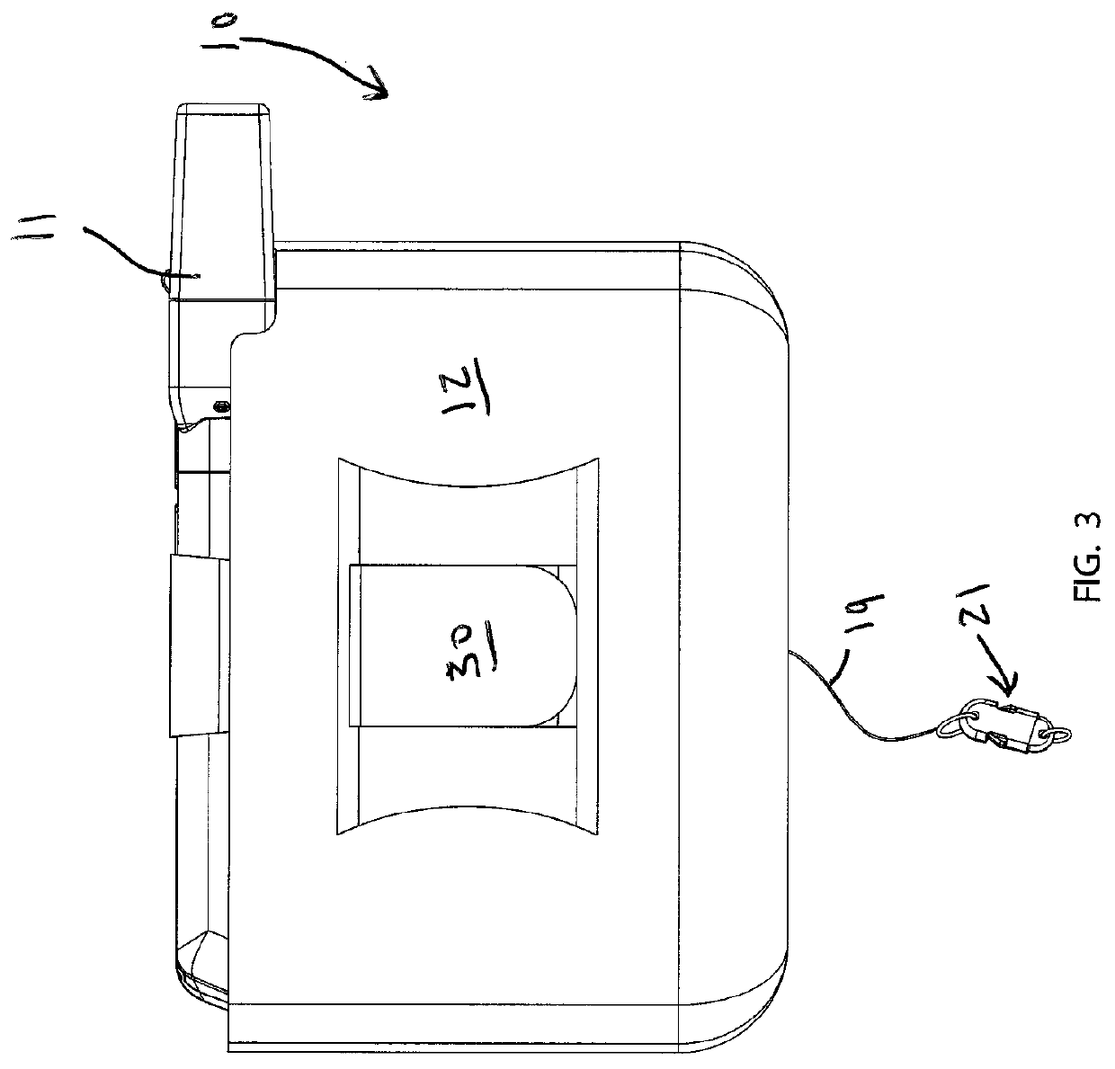 Personal electronic device storage apparatus and associated method