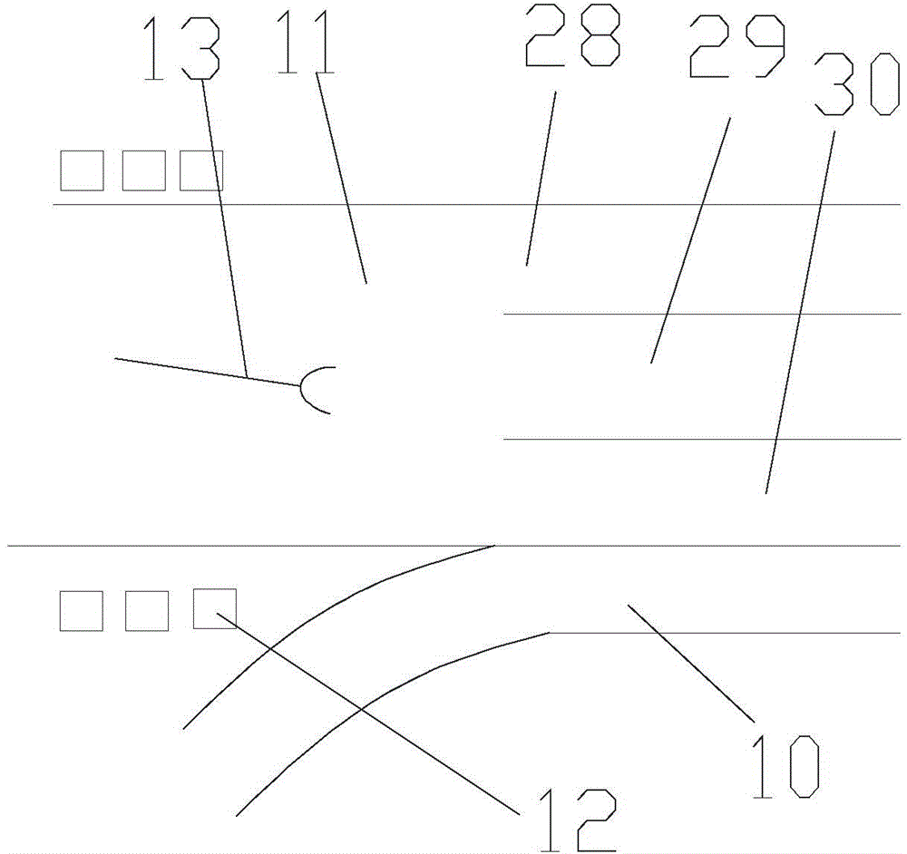 Automatic classifying, residue removing and cleaning system for tableware and using method