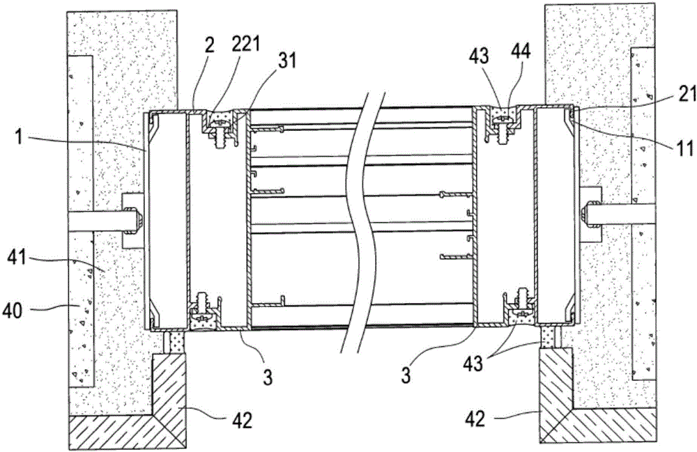 Window connection assembly easy to disassemble and assemble