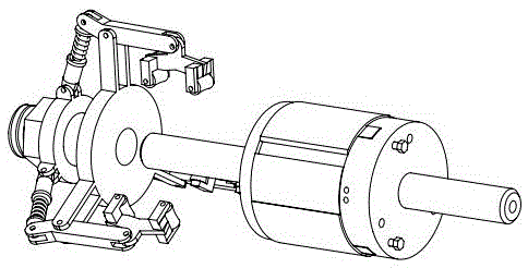 Processing process for small crescent block of inner meshing gear pump