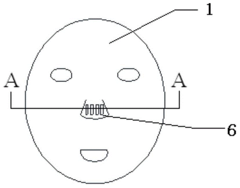 Mask with functions of early warning, protection and camouflage integration