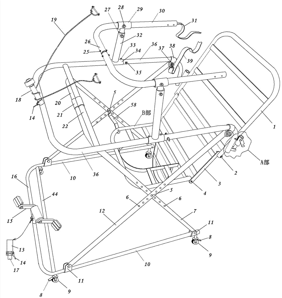 Hemiplegia rehabilitation vehicle