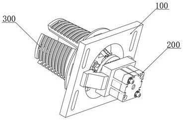 Fabricated building climbing frame attachment point position reinforcing assembly