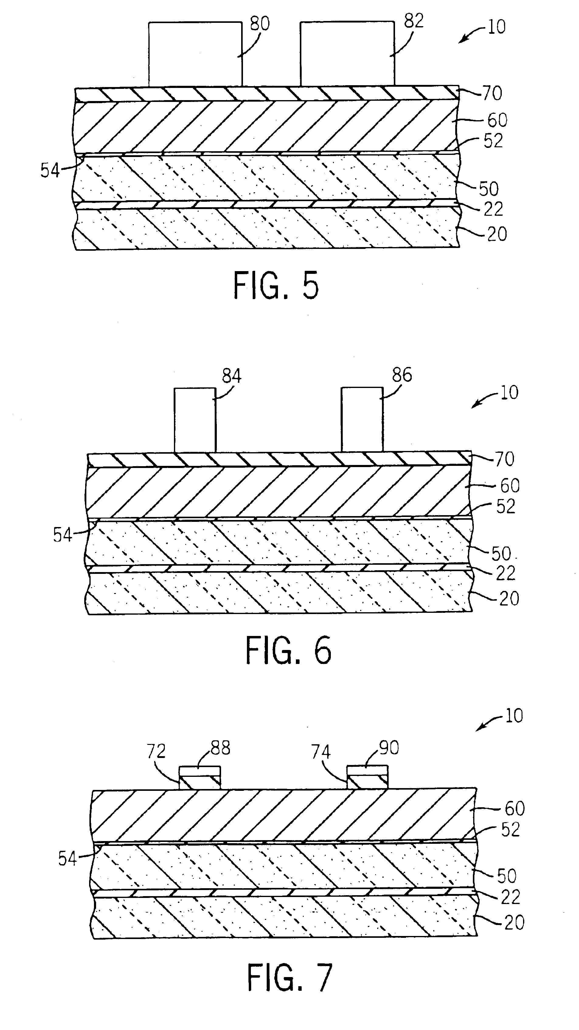 Use of amorphous carbon hard mask for gate patterning to eliminate requirement of poly re-oxidation