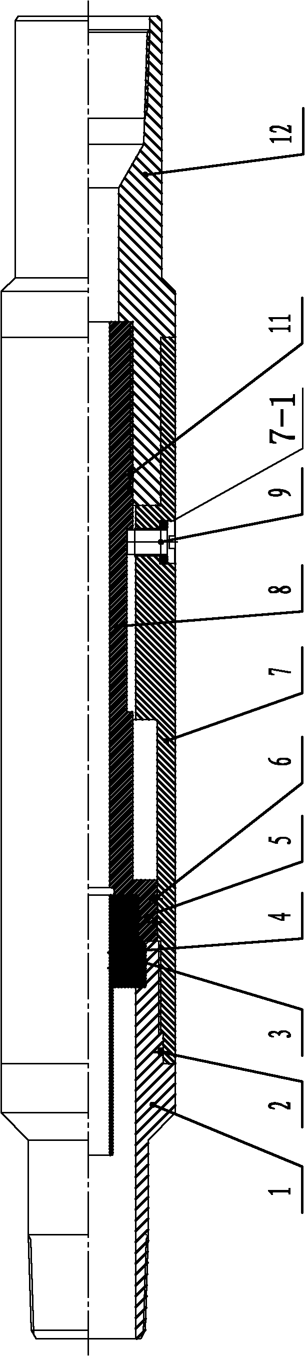 Rotating nipple for hydraulic shaping