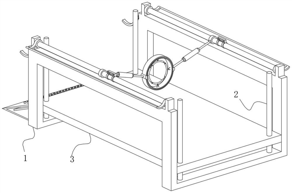 Nursing bed with rehabilitation training function